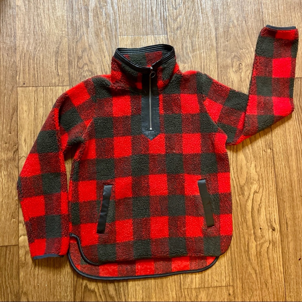 Abercrombie & Fitch fleece half zip XS